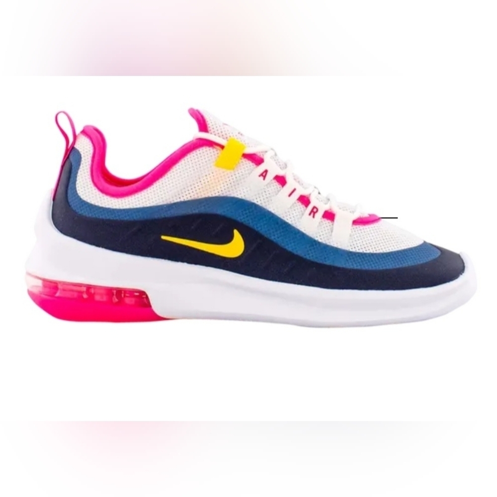 Nike Air Max Axis . White/Navy/Pink Sneakers. Size 7.5 Ci5777-100.